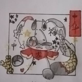 一只猫。